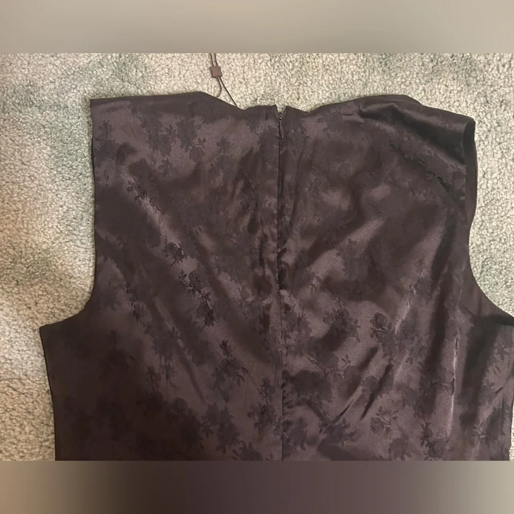 NWT BCBG New York Black Slip Dress - Picture 8 of 9